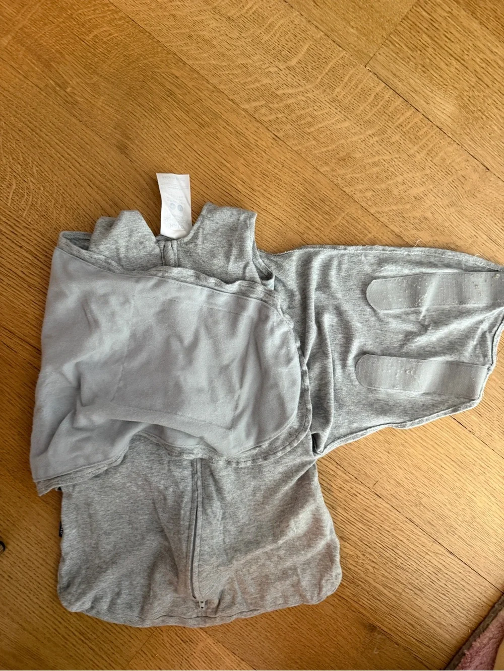 Halo Gray Two-Way Zipper Baby Sleep Sack Swaddle